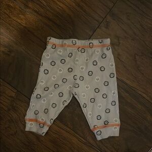 Gray Baby Pants with Lion Print